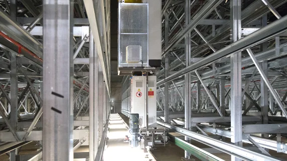Storage/retrieval system at Hörmann Logistik/Hawle